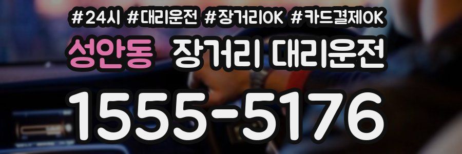 성안동 장거리 대리운전
