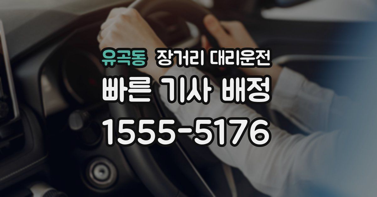 유곡동 장거리 대리운전