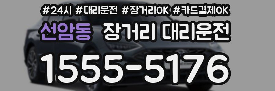 선암동 장거리 대리운전
