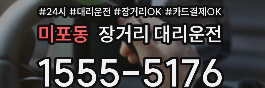 미포동 장거리 대리운전