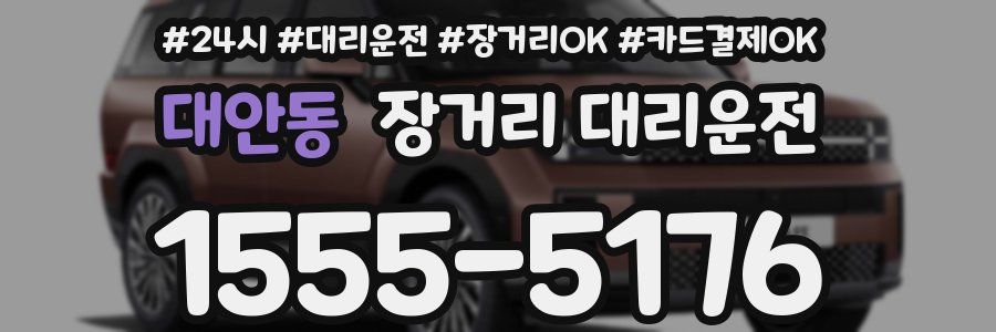 대안동 장거리 대리운전