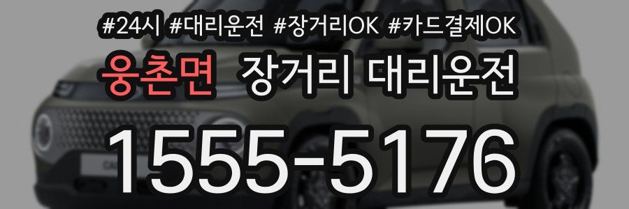 웅촌면 장거리 대리운전