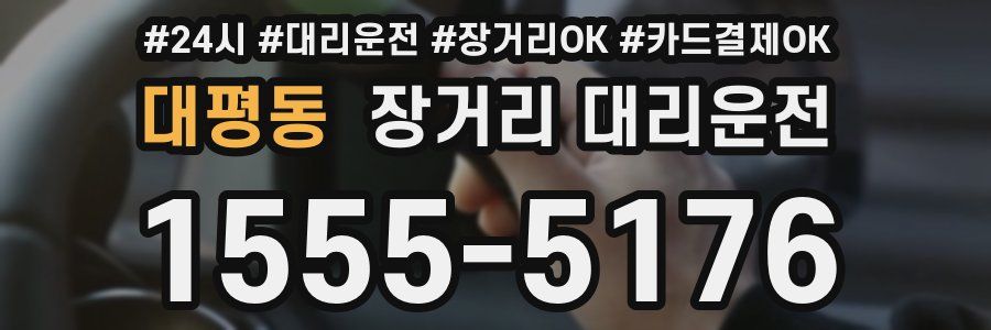 대평동 장거리 대리운전