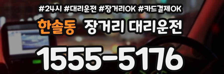 한솔동 장거리 대리운전