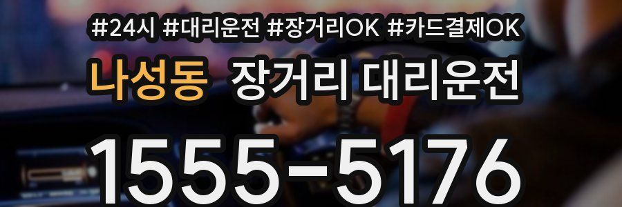 나성동 장거리 대리운전