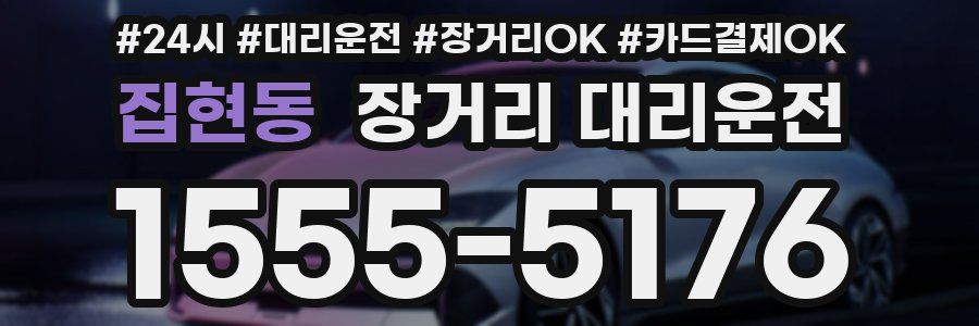 집현동 장거리 대리운전