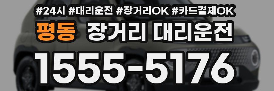 평동 장거리 대리운전