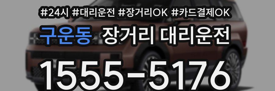 구운동 장거리 대리운전