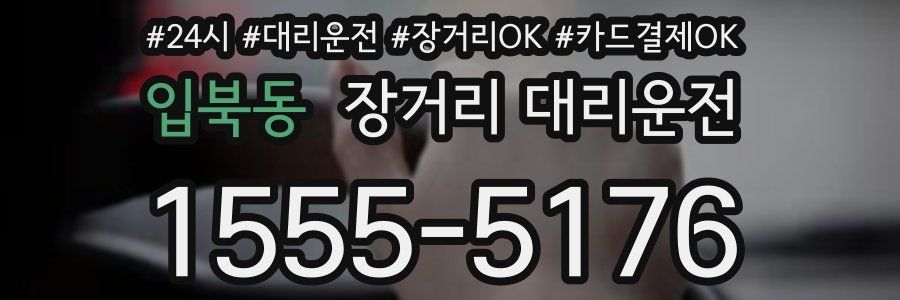 입북동 장거리 대리운전