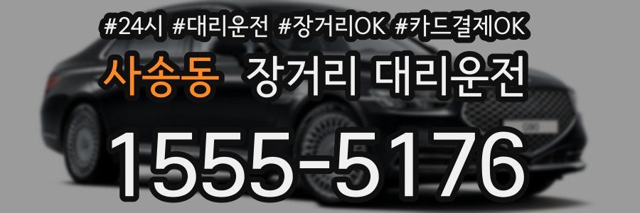 사송동 장거리 대리운전