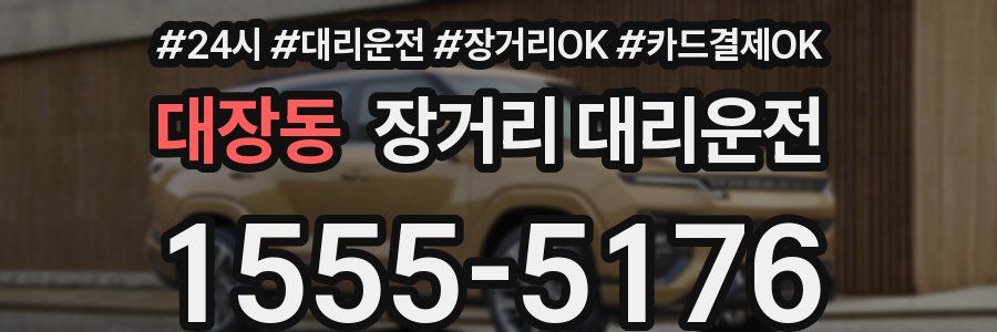 대장동 장거리 대리운전