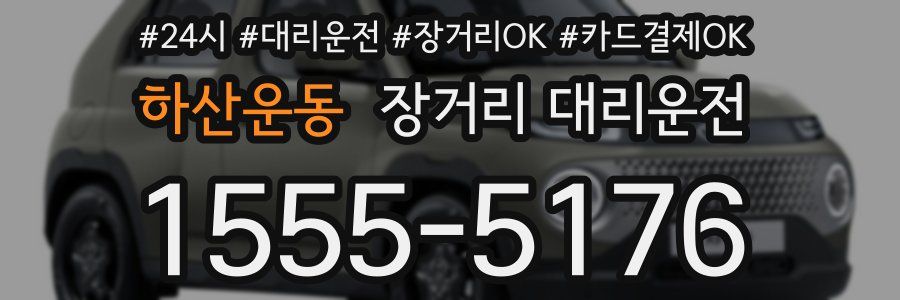 하산운동 장거리 대리운전