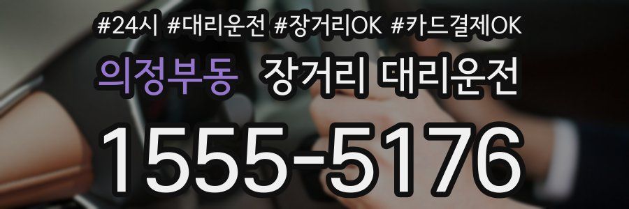 의정부동 장거리 대리운전