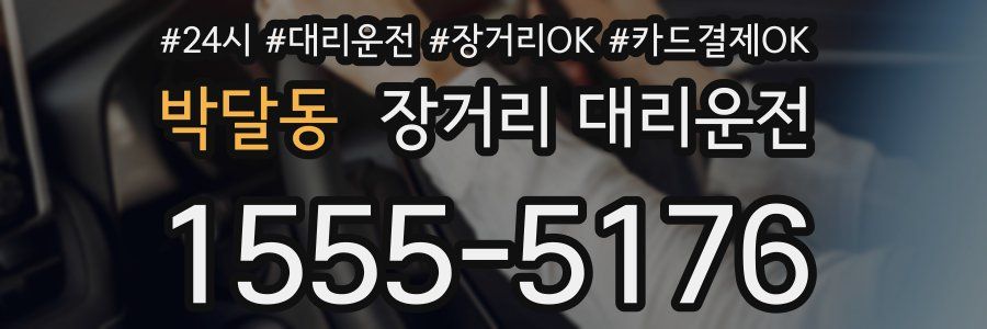 박달동 장거리 대리운전