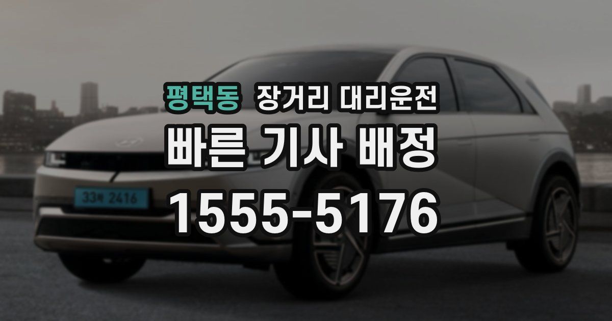 평택동 장거리 대리운전