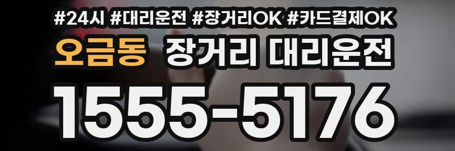 오금동 장거리 대리운전