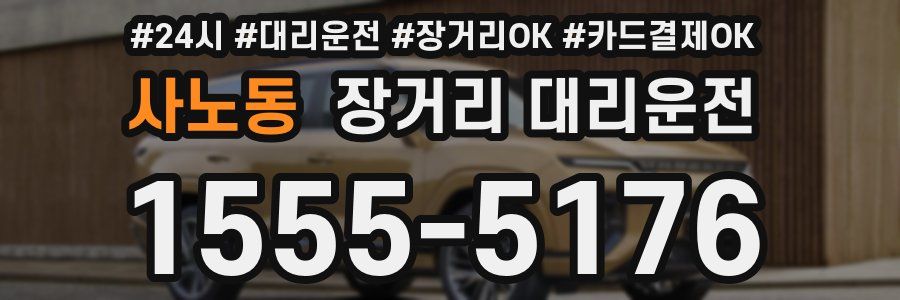 사노동 장거리 대리운전