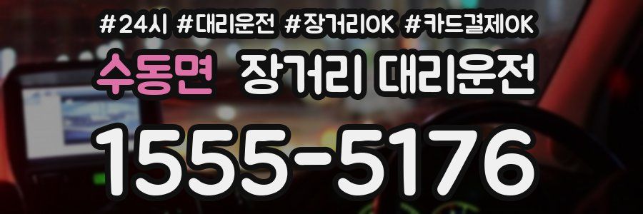 수동면 장거리 대리운전