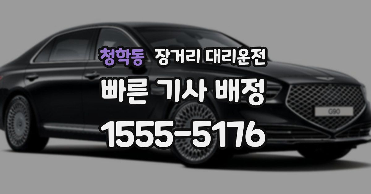 청학동 장거리 대리운전