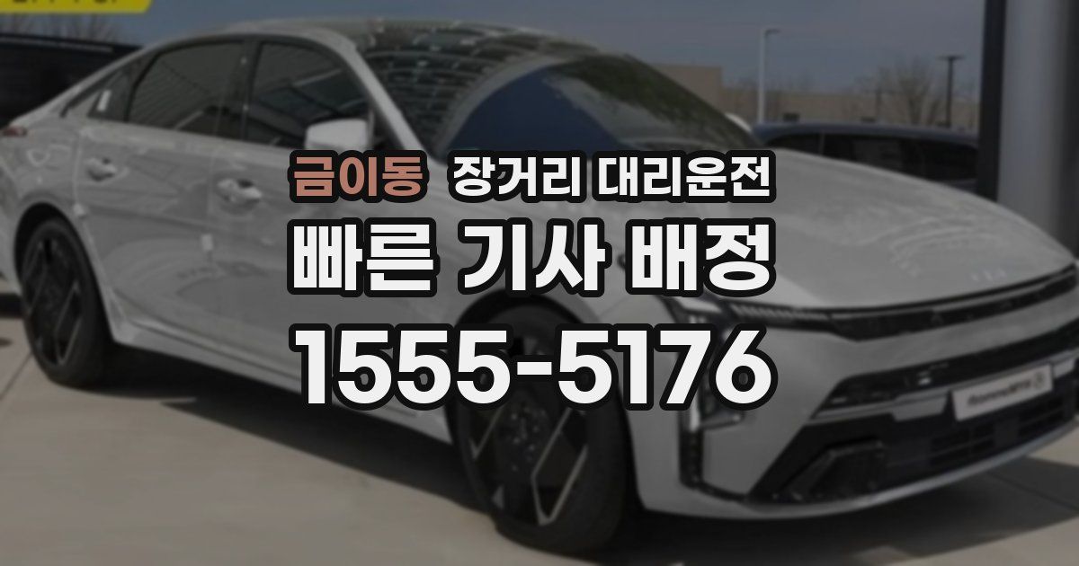 금이동 장거리 대리운전