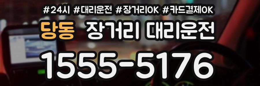당동 장거리 대리운전