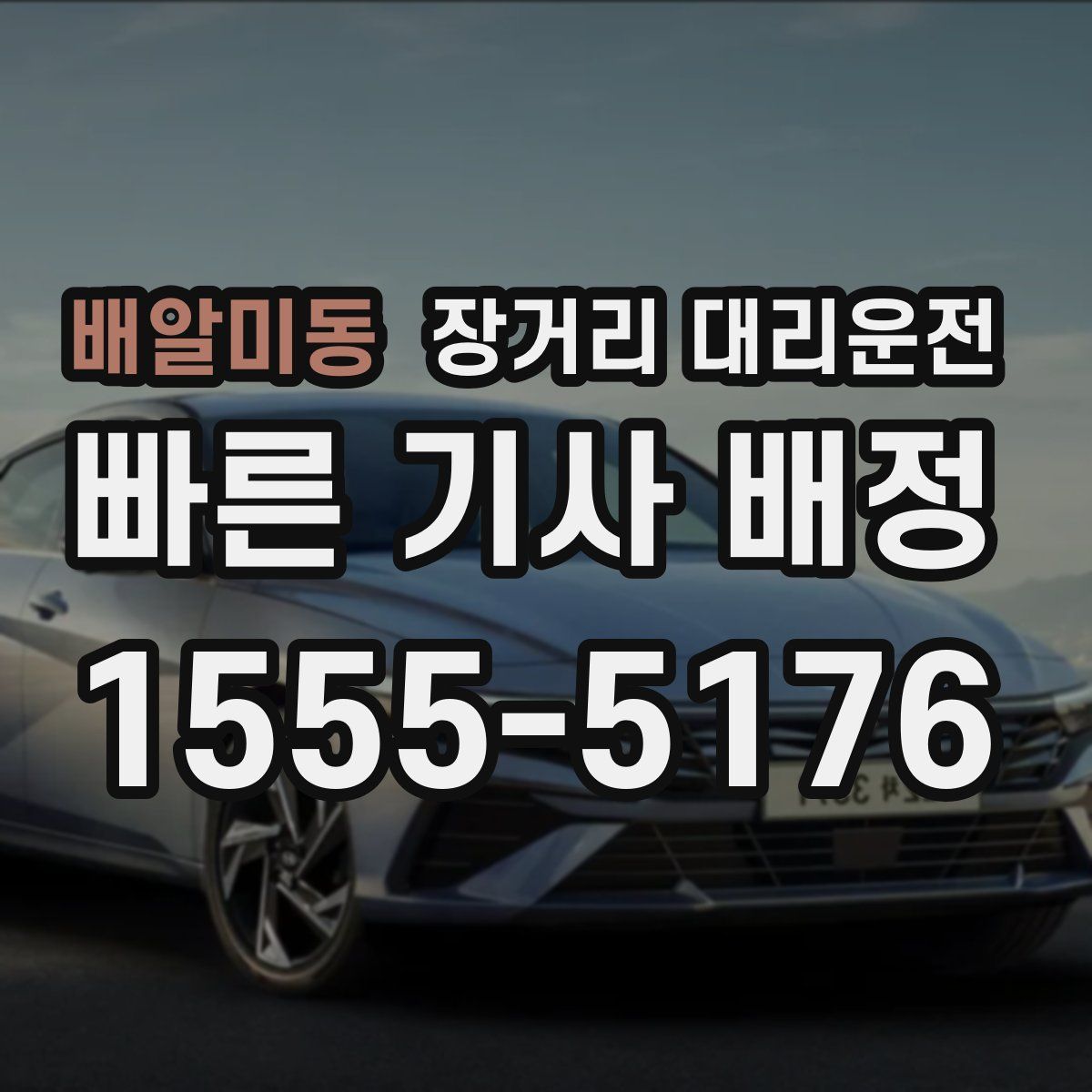 배알미동 장거리 대리운전