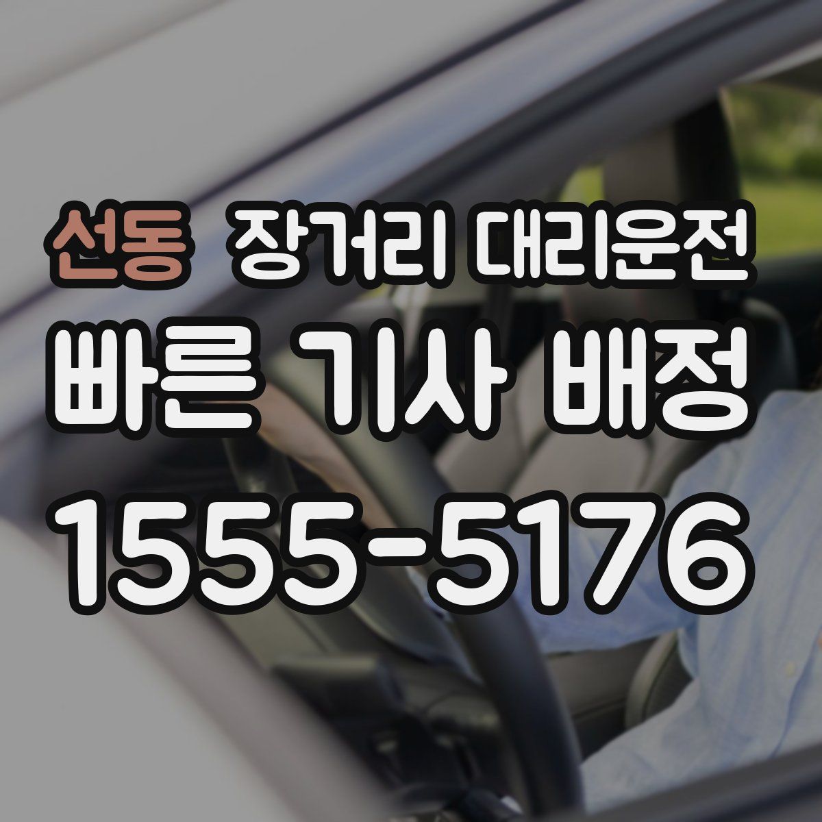선동 장거리 대리운전