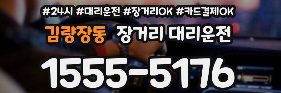 김량장동 장거리 대리운전