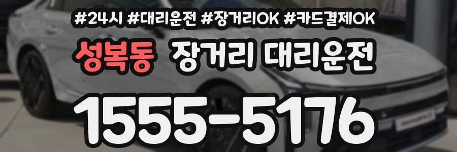 성복동 장거리 대리운전