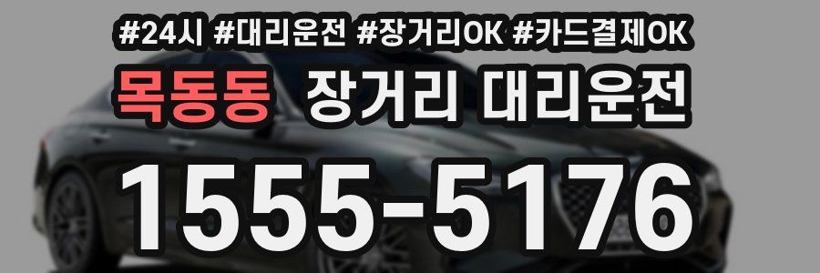 목동동 장거리 대리운전