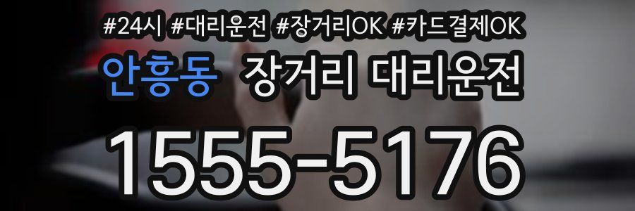 안흥동 장거리 대리운전