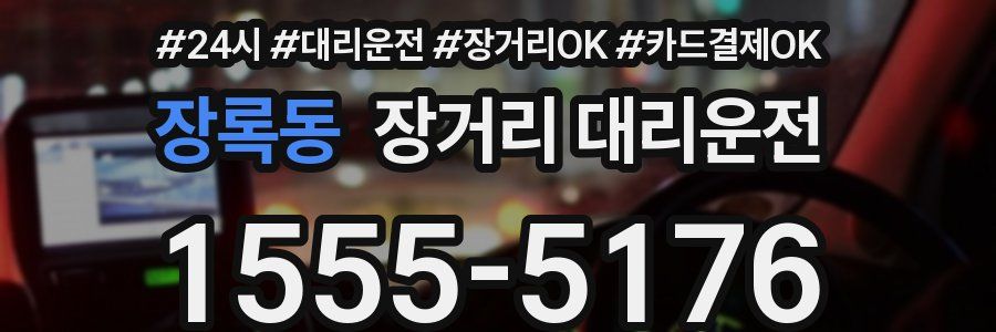 장록동 장거리 대리운전