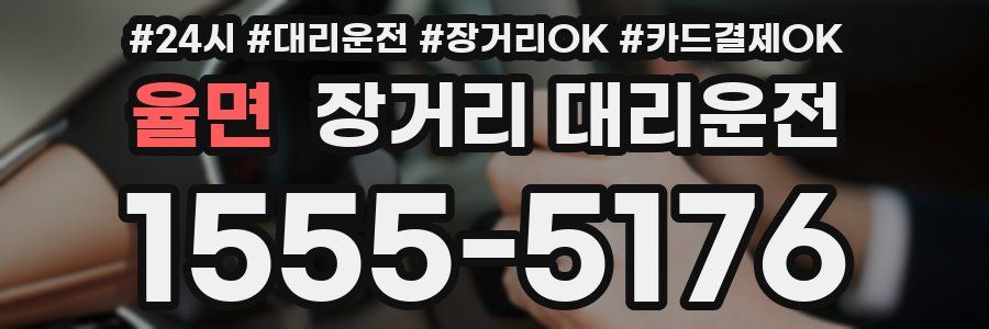 율면 장거리 대리운전