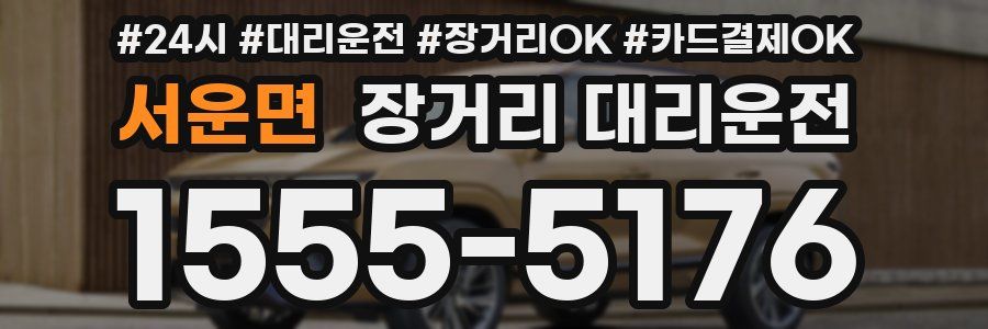 서운면 장거리 대리운전