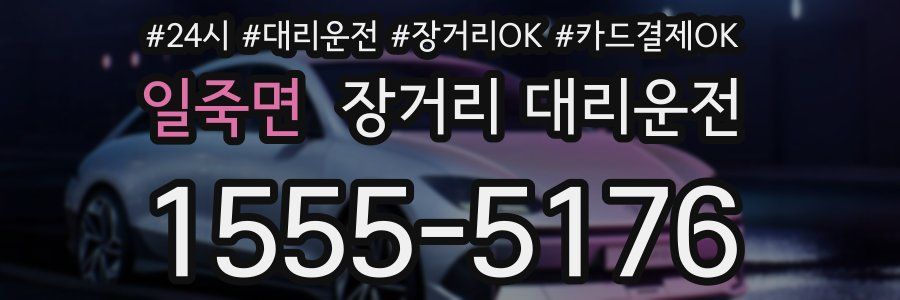 일죽면 장거리 대리운전