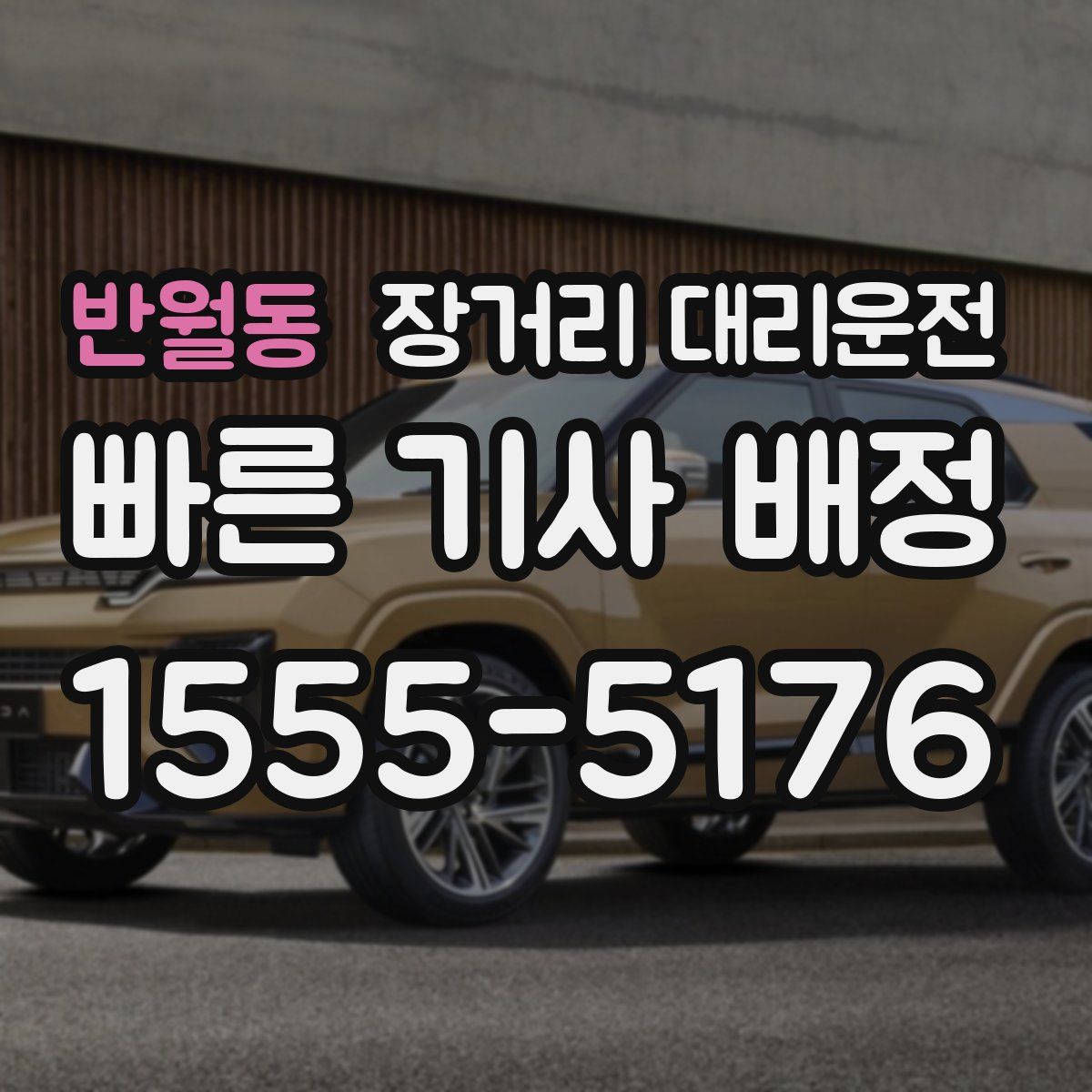 반월동 장거리 대리운전