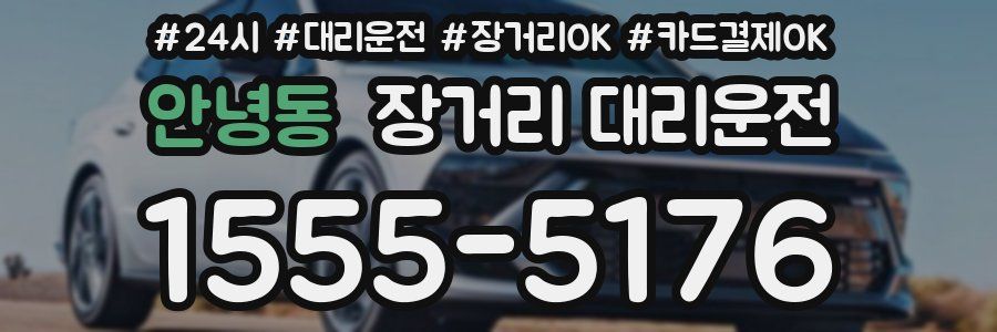 안녕동 장거리 대리운전