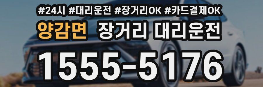 양감면 장거리 대리운전