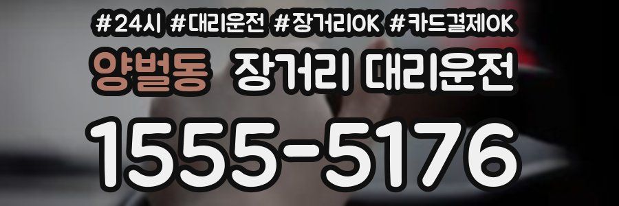 양벌동 장거리 대리운전