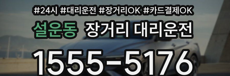 설운동 장거리 대리운전