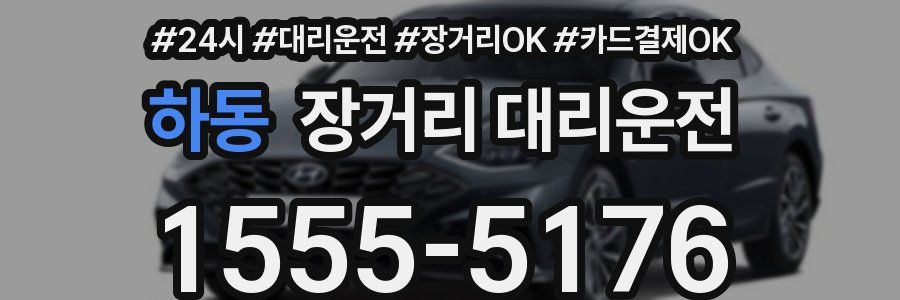 하동 장거리 대리운전