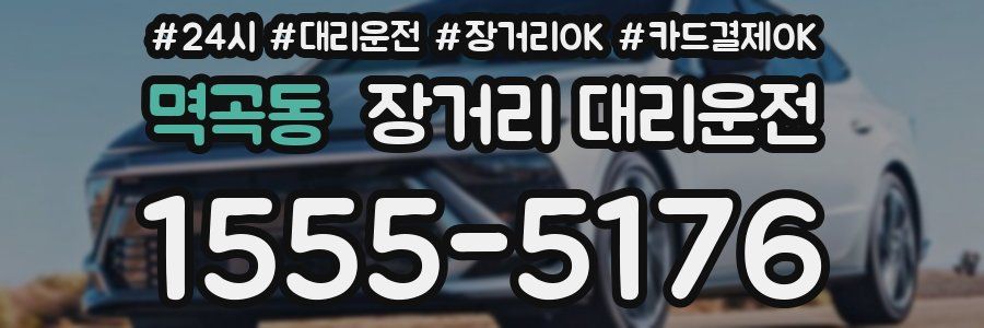 멱곡동 장거리 대리운전