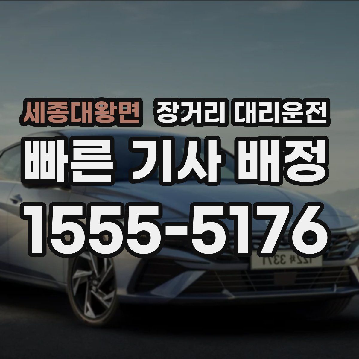 세종대왕면 장거리 대리운전
