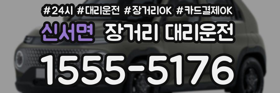 신서면 장거리 대리운전