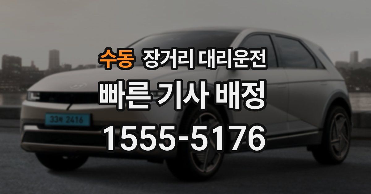 수동 장거리 대리운전