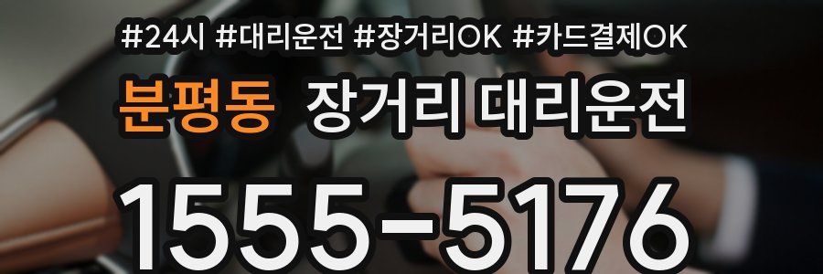 분평동 장거리 대리운전