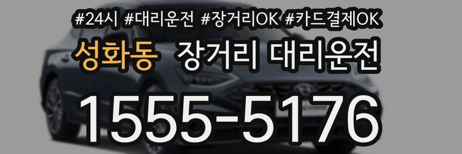 성화동 장거리 대리운전