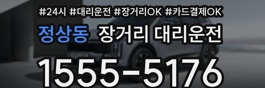 정상동 장거리 대리운전