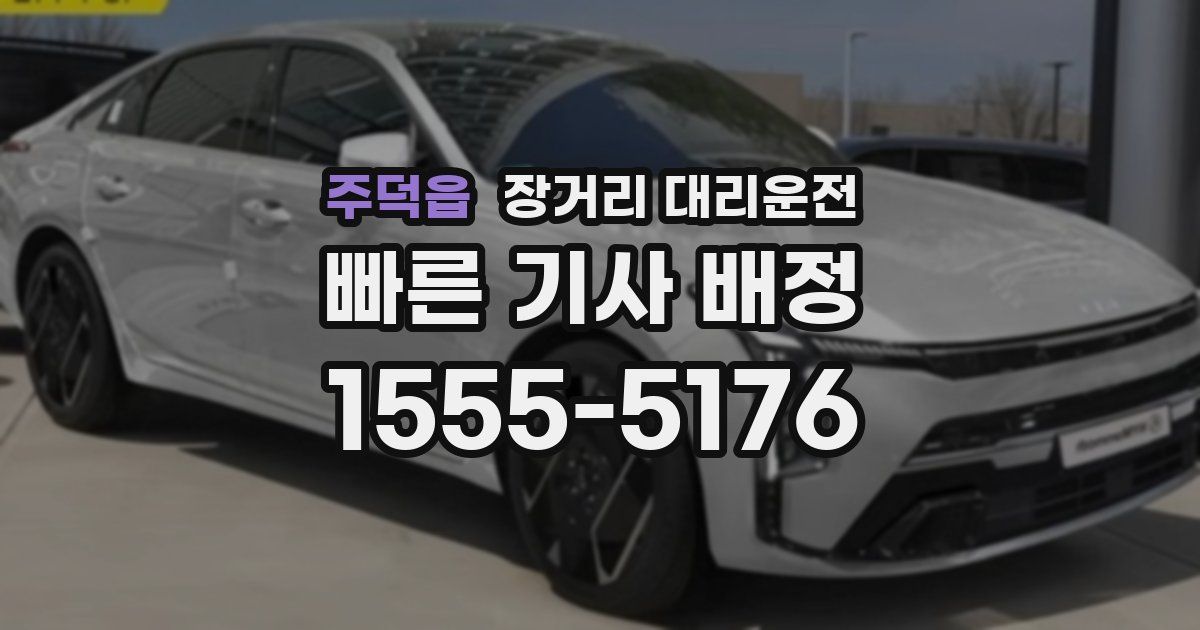 주덕읍 장거리 대리운전