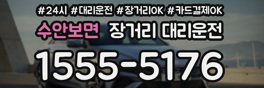 수안보면 장거리 대리운전
